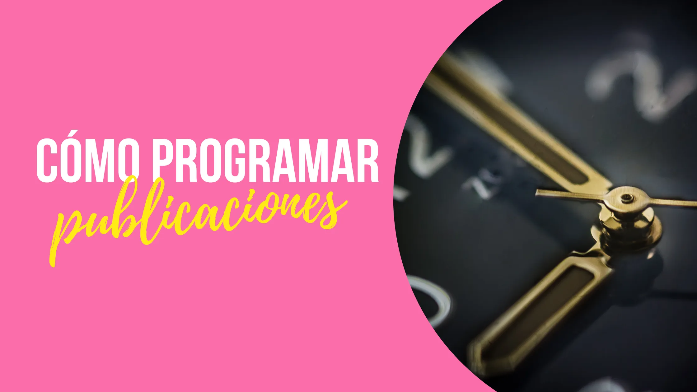programar publicaciones