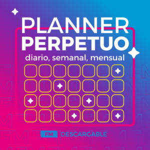 Planner Diario, Semanal y Mensual