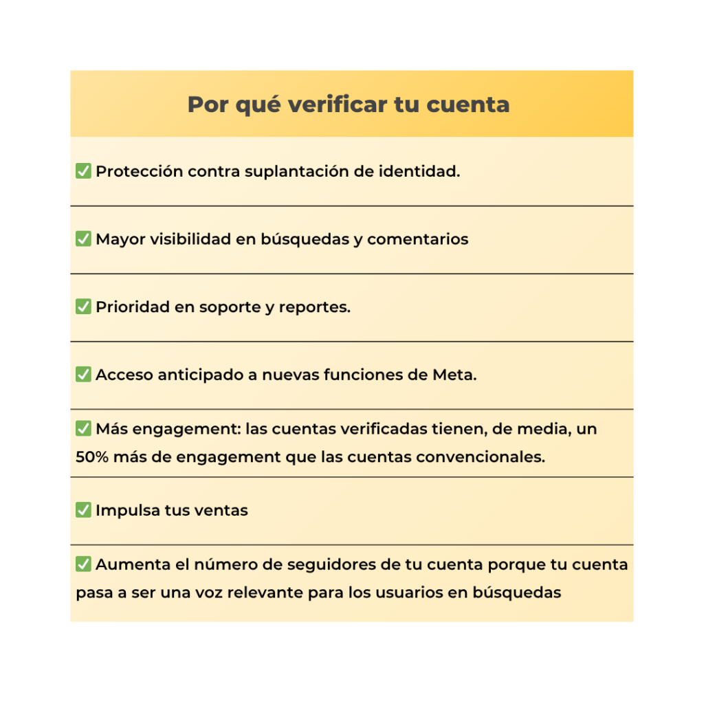 verificar tu cuenta de instagram